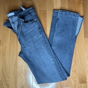 Split-hem jeans